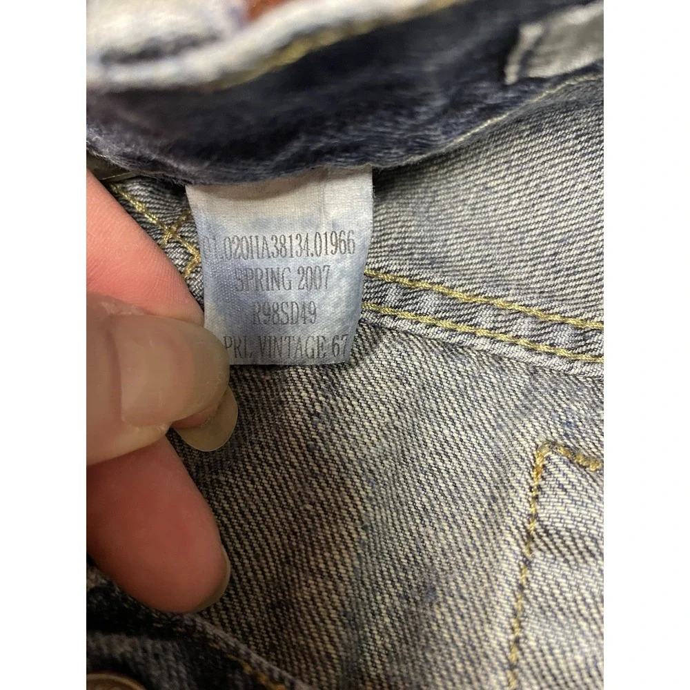 Vtg Polo Ralph Lauren Mens Distressed Jeans PRL Vintage‎ 67 15941 Y2K 38 x 34